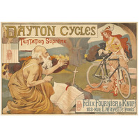 Dayton Cycles-Paper Art-50&quotx34"