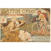 Dayton Cycles-Paper Art-62"x42"