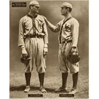 Walter Johnson And Charles E. Street, Washington American League, 1880-Paper Art-24"x30"