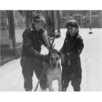 Winter Sports - Hanover, New Hampshire,  1936-Paper Art-30"x24"