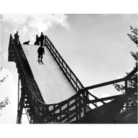 Ski Jump. Hanover, New Hampshire, 1936-Paper Art-30&quotx24"