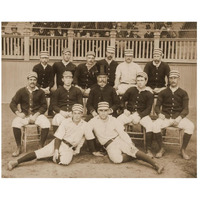 Philadelphia Baseball Club, 1887-Paper Art-26"x22"