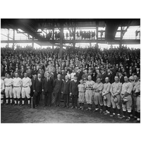 Washington Baseball - Teams and Spectators, 1924-Paper Art-18"x14"