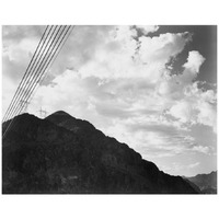 Looking Toward Sugarloaf Mountain With Boulder Dam Transmission Lines - National Parks and Monuments, ca. 1940-Paper Art-18"x15"