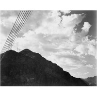 Looking Toward Sugarloaf Mountain With Boulder Dam Transmission Lines - National Parks and Monuments, ca. 1940-Paper Art-24"x19"