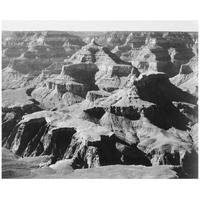 Grand Canyon National Park - National Parks and Monuments, Arizona, 1940-Paper Art-18"x15"