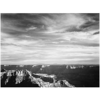 Grand Canyon from North Rim - National Parks and Monuments, 1940-Paper Art-18"x14"