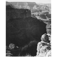 Grand Canyon South Rim - National Parks and Monuments, 1941-Paper Art-15"x18"