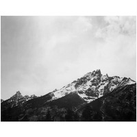 Snow covered peak in Grand Teton National Park, Wyoming, 1941-Paper Art-18&quotx14"