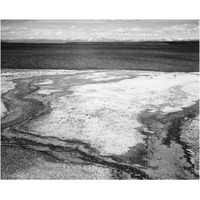 Yellowstone Lake - Hot Springs Overflow, Yellowstone National Park, Wyoming, ca. 1941-1942-Paper Art-24"x20"