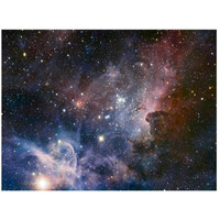 Carina Nebula Infrared from HAWK-I-Paper Art-26"x20"