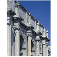 Union Station facade and sentinels, Washington, D.C.-Paper Art-22"x26"