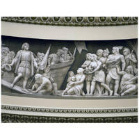 Landing of Columbus frieze in U.S. Capitol dome, Washington, D.C.-Paper Art-42"x32"