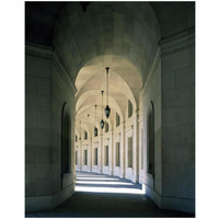 Arched architectural detail in the Federal Triangle located in Washington, D.C.-Paper Art-18&quotx22"