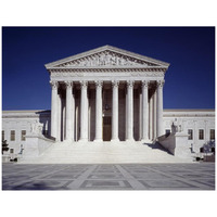 U.S. Supreme Court building, Washington, D.C.-Paper Art-42"x32"