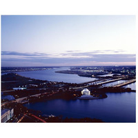 Jefferson Memorial taken from an open window in the Washington Monument, Washington, D.C.-Paper Art-26"x22"