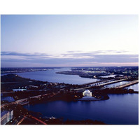 Jefferson Memorial taken from an open window in the Washington Monument, Washington, D.C.-Paper Art-30"x24"