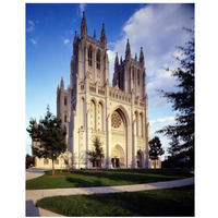 National Cathedral, Washington, D.C.-Paper Art-18"x22"