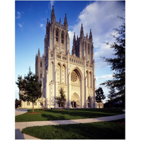 National Cathedral, Washington, D.C.-Paper Art-24"x30"