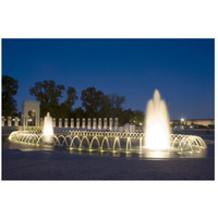 World War II Memorial Nigh), Washington, D.C.-Paper Art-26"x18"