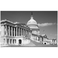 U.S. Capitol, Washington, D.C. - Black and White Variant-Paper Art-32"x21"