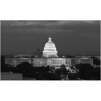 U.S. Capitol, Washington, D.C. Number 2 - Black and White Variant-Paper Art-38"x24"