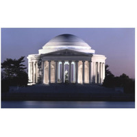 Jefferson Memorial, Washington, D.C. - Vintage Style Photo Tint Variant-Paper Art-46"x28"