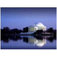 Jefferson Memorial, Washington, D.C. Number 2 - Vintage Style Photo Tint Variant-Paper Art-42"x32"