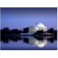 Jefferson Memorial, Washington, D.C. Number 2 - Vintage Style Photo Tint Variant-Paper Art-50"x38"