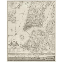 Plan of the City of New York, copied from the Ratzer Map. Surveyed in the Years 1766-1767.-Paper Art-18"x22"