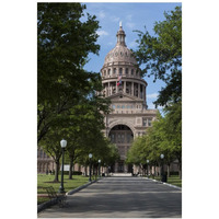 The Texas Capitol, Austin, Texas, 2014-Paper Art-26"x38"