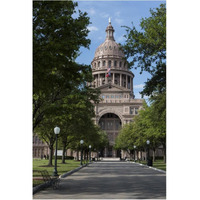 The Texas Capitol, Austin, Texas, 2014-Paper Art-42"x62"