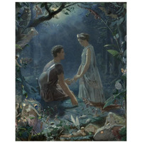 A Midsummer Night's Dream - Hermia and Lysander-Paper Art-18"x22"