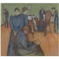 Death in the Sickroom, 1893-Paper Art-38"x35"