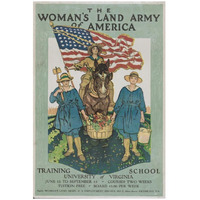 The Woman's Land Army of America-Paper Art-18"x26"