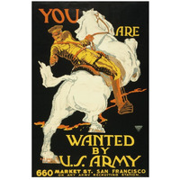 You are wanted by the U.S. Army, 1915/1918-Paper Art-18"x26"