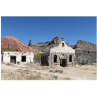 The Contrabando, a ghost town in Big Bend Ranch State Park-Paper Art-20"x14"