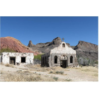 The Contrabando, a ghost town in Big Bend Ranch State Park-Paper Art-62"x42"