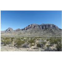 Scenery in Big Bend National Park, TX-Paper Art-38"x26"