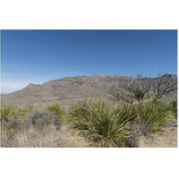 Scenery in Big Bend National Park, TX-Paper Art-62"x42"