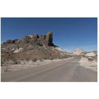 Scenery in Big Bend National Park, TX-Paper Art-26"x18"