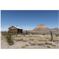 Scenery in Big Bend National Park, TX-Paper Art-20"x14"