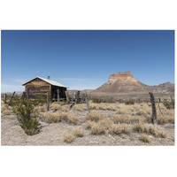 Scenery in Big Bend National Park, TX-Paper Art-50"x34"