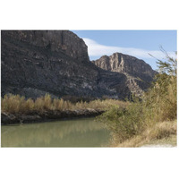 The Rio Grande River in Big Bend National Park, TX-Paper Art-50"x34"