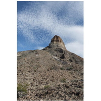 Scenery in Big Bend National Park, TX-Paper Art-14"x20"