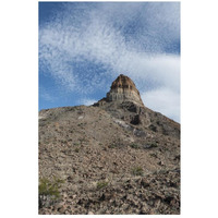 Scenery in Big Bend National Park, TX-Paper Art-18"x26"