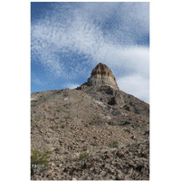 Scenery in Big Bend National Park, TX-Paper Art-26"x38"