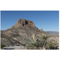 Scene from Big Bend National Park in Brewster County, TX-Paper Art-26"x18"