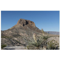 Scene from Big Bend National Park in Brewster County, TX-Paper Art-32"x22"