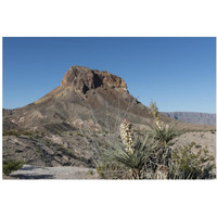 Scene from Big Bend National Park in Brewster County, TX-Paper Art-38"x26"